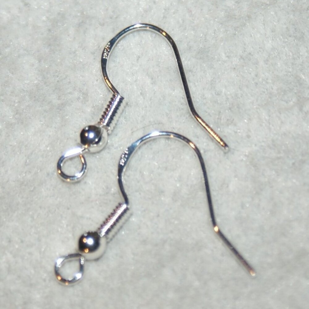 .925 sterling silver earwires